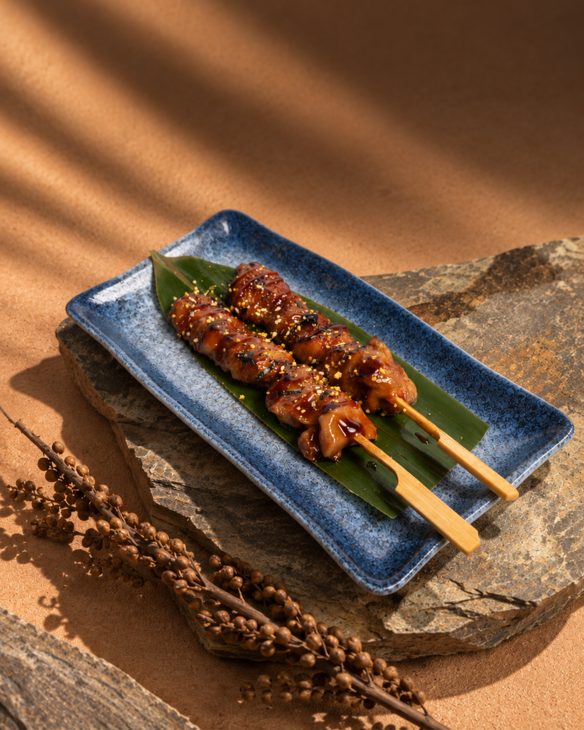 Brochetas de pollo