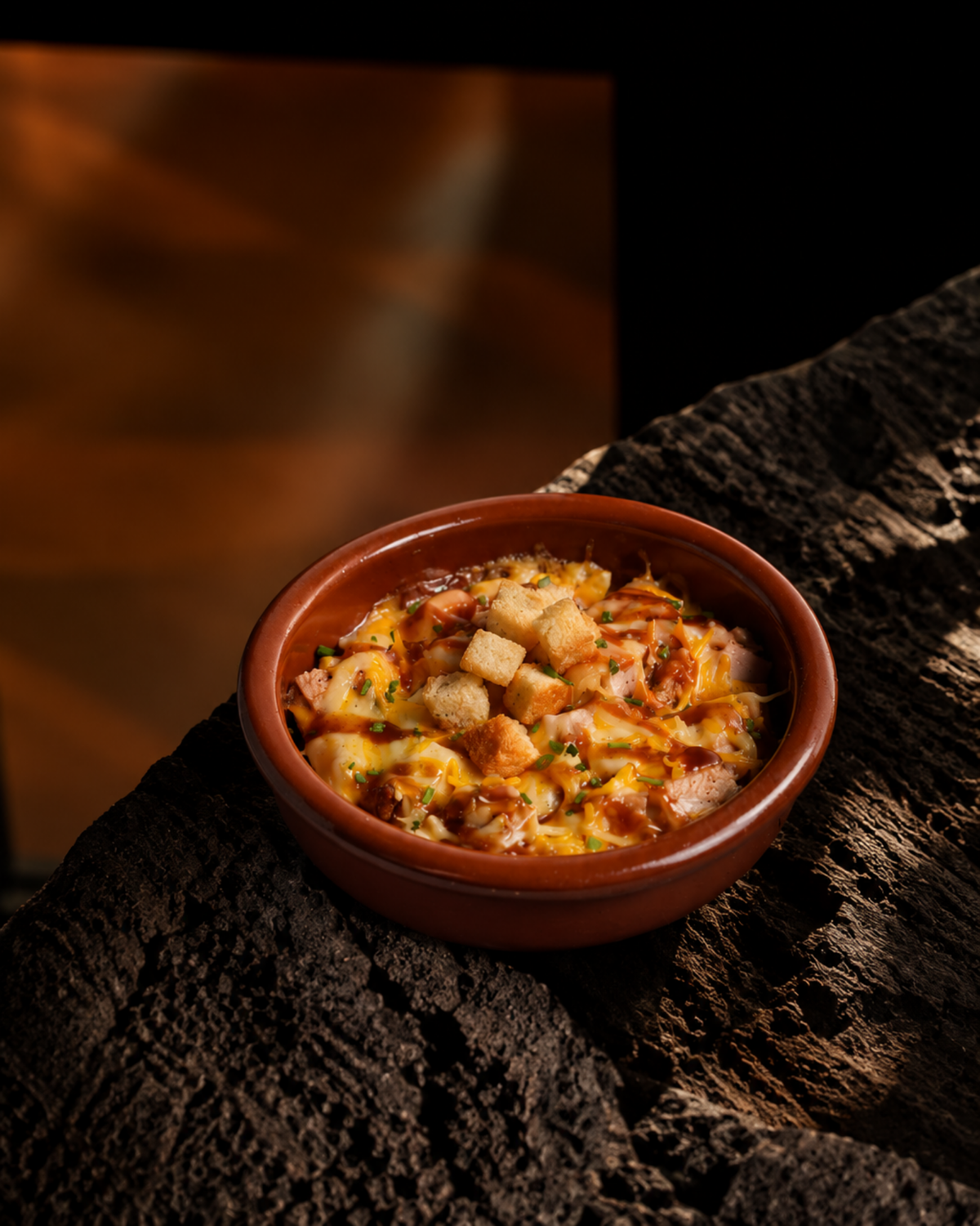 Cazuela de muslo gratinada