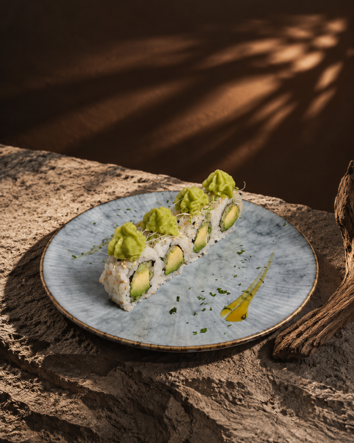Uramaki de aguacate