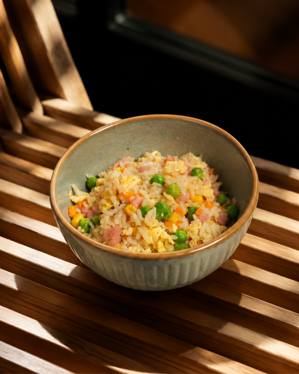 Arroz frito tres delicias