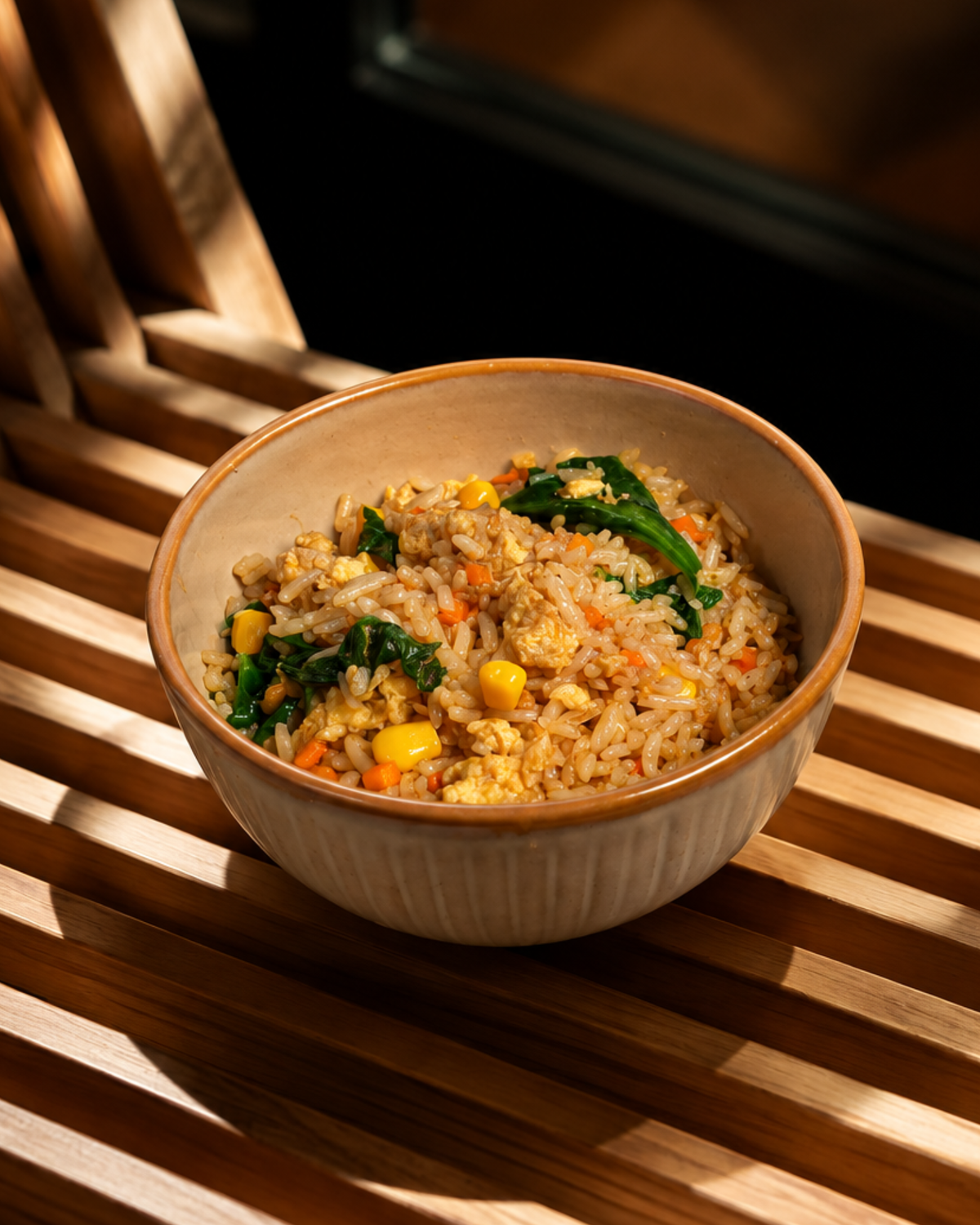 Arroz de la casa con verduras