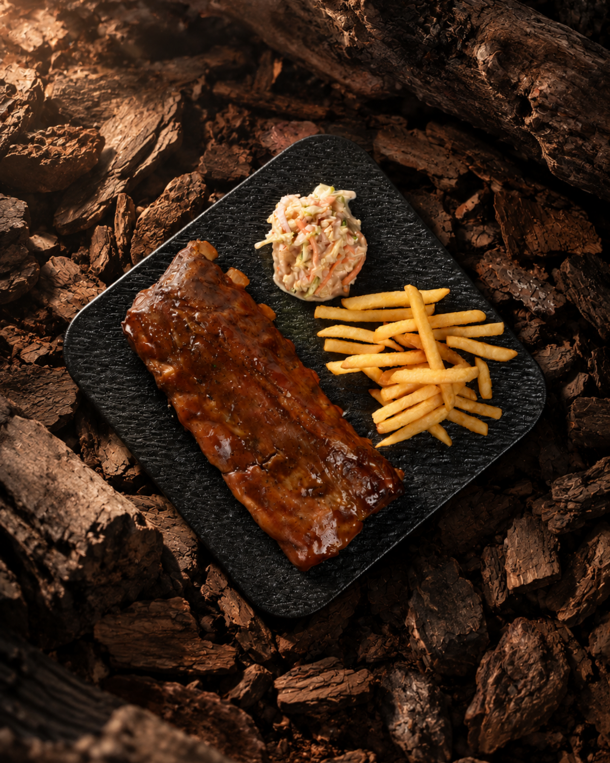 Costillas a la barbacoa